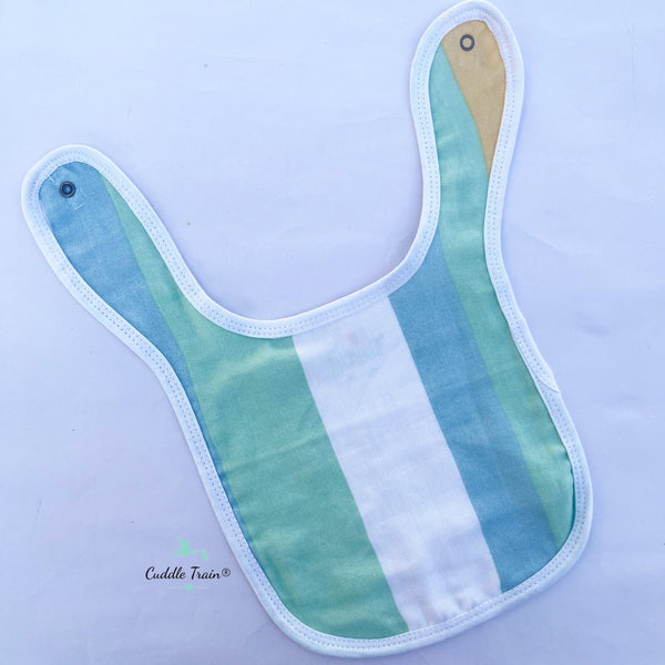 Multi Color Stripes-Snap on Bib(s)