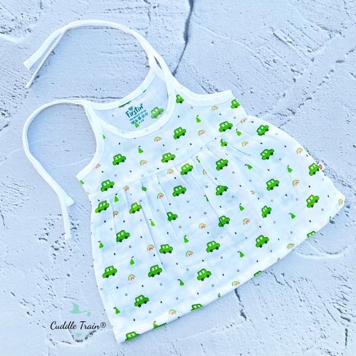 Pears & Cars(WB) - Knot Frock(0-3M)