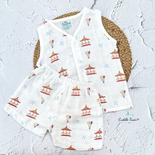 Merry Go Round - Sleeveless & Shorts