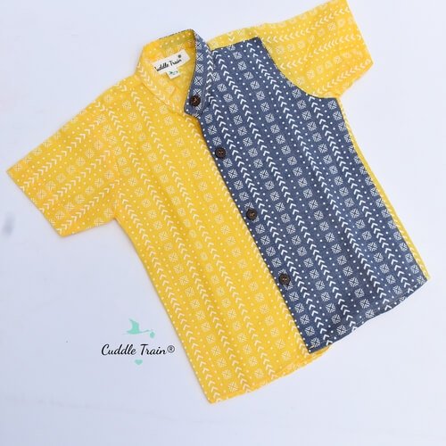 Yellow(h/h) - Premium Cotton Shirt