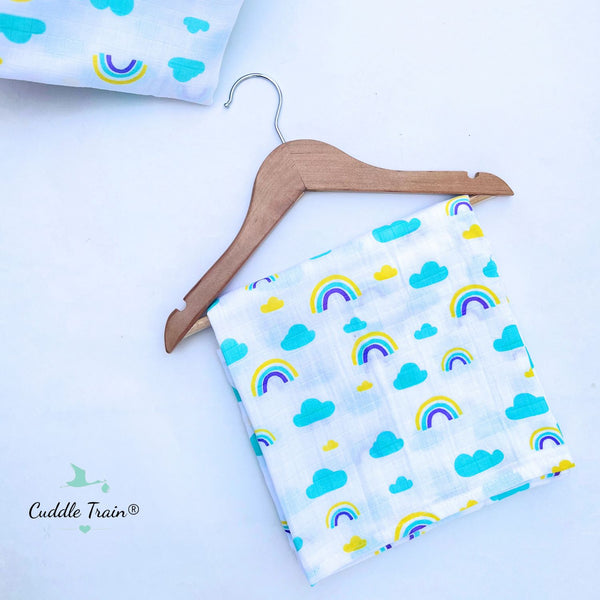 Blue Clouds - Muslin Towel(70cms*150cms)