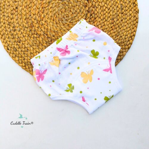 Color Butterfly-Padded Undies(0-3M)