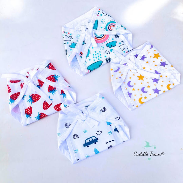4Pc Combo 1-Nappy(0-3M)