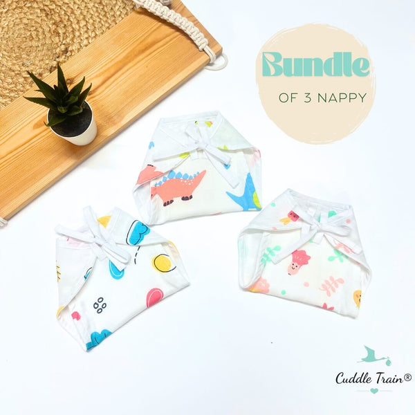 3Pc Combo 5-Nappy(0-3M)