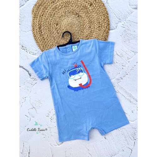 Under the Sea(Blue)-Baby romper