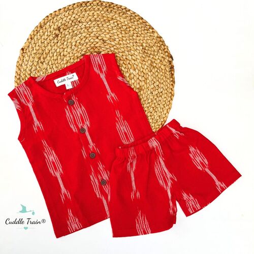 Classic Crimson - Ikat Set
