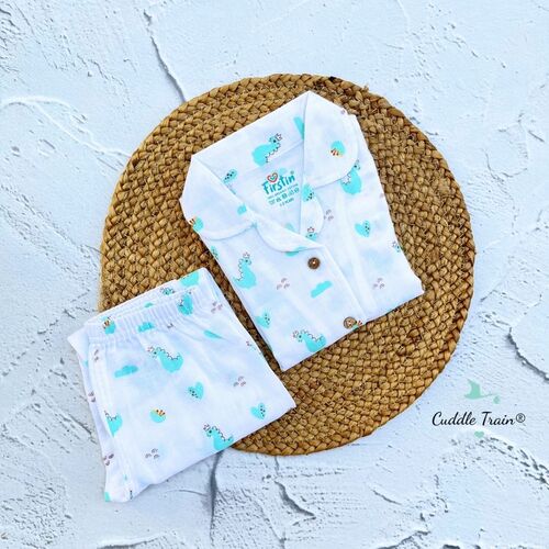 Baby Dino - Muslin Pyjamas