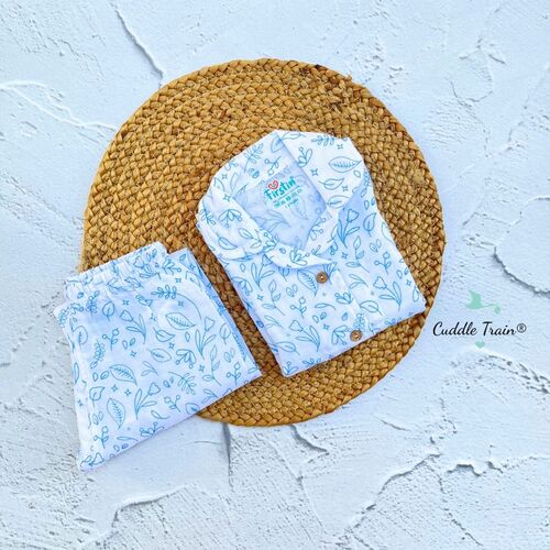 Doodle Leaves - Muslin Pyjamas