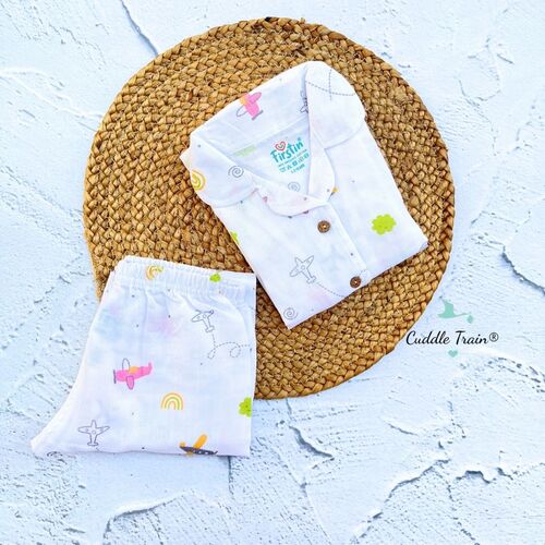 Jet Bows - Muslin Pyjamas