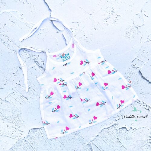 Bloomy Breeze - Knot Frock(0-3M)