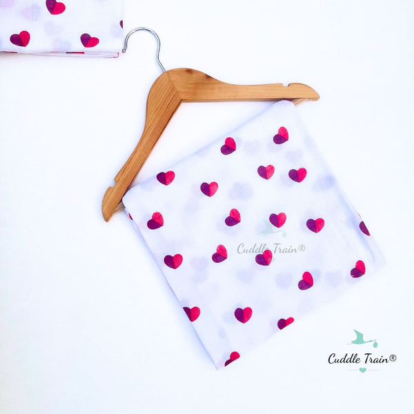 Hearts - Muslin Towel(70cms*150cms)