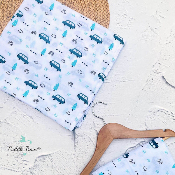 Blue Car-Swaddle