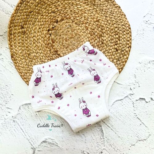 Bunny Cute-Padded Undies(6-12M)