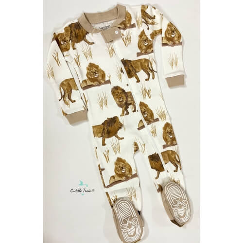 Lion(zipper snug fit)-Sleep suits(9-12M)