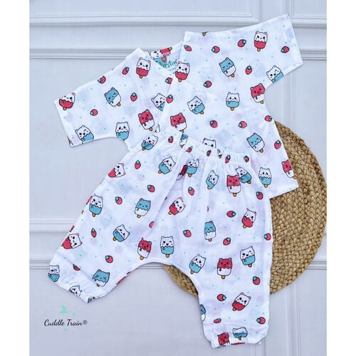 Strawberry Pops-Kimono Set