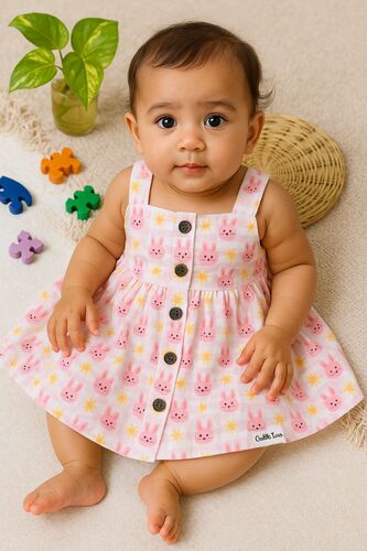 Bunny Blossom - Aneya Muslin Frock