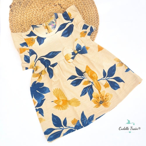 Floral-Back Button