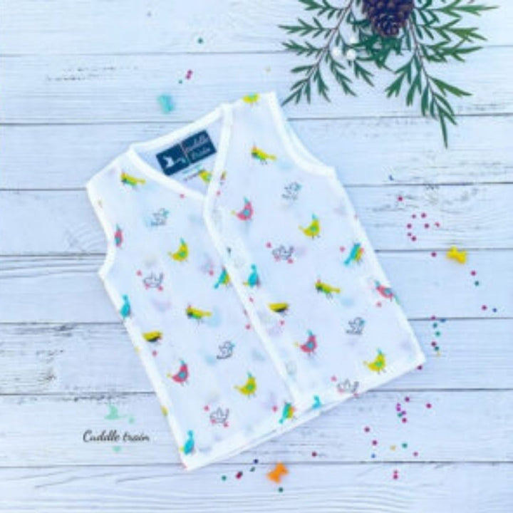 Green Birds-Sleeveless Jabla
