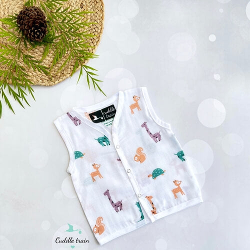 Jungle Safari-Sleeveless Jabla(3-6M)