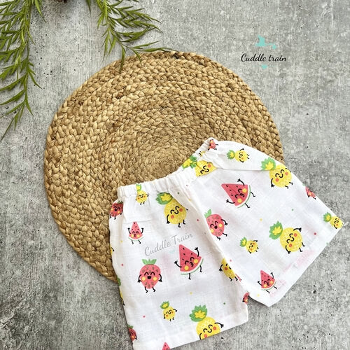 Frutti Tutee-Muslin Shorts