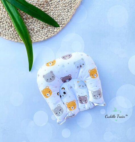 Teddy Head-Baby Pillow