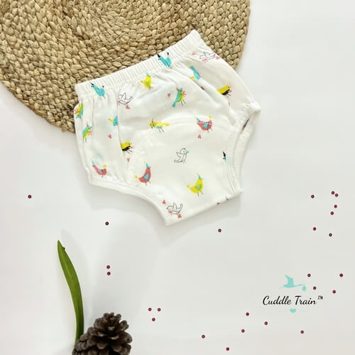 Green Bird-Padded Undies