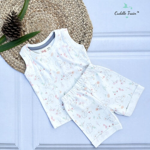 Florals &amp; Mice-Shorts &amp; Tees set(3-6M)