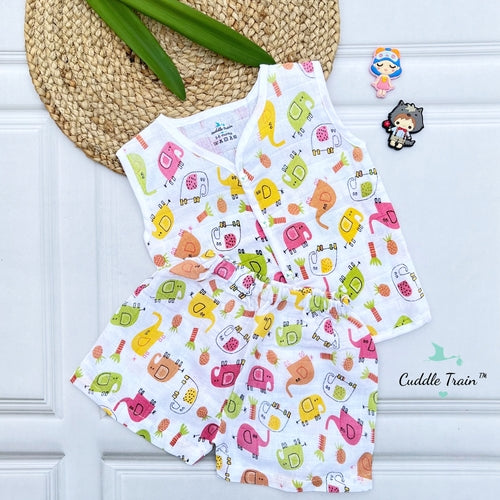Ellie & Canes- Sleeveless & Shorts
