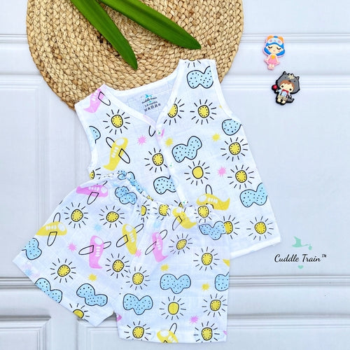 Planes & Clouds - Sleeveless & Shorts