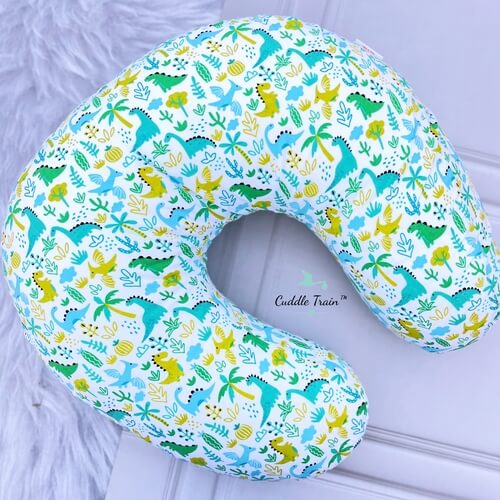 Green Dino - Feeding Pillow