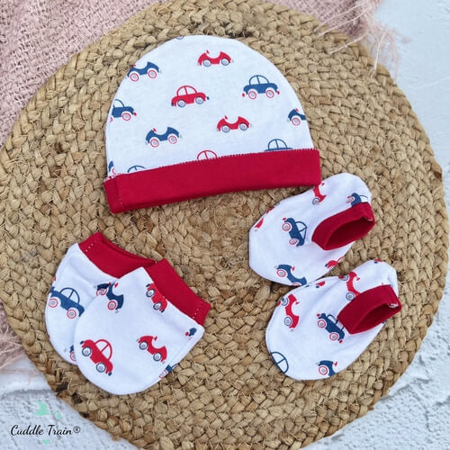 Color Cars(Red rib)-CMB Set(0-6M)
