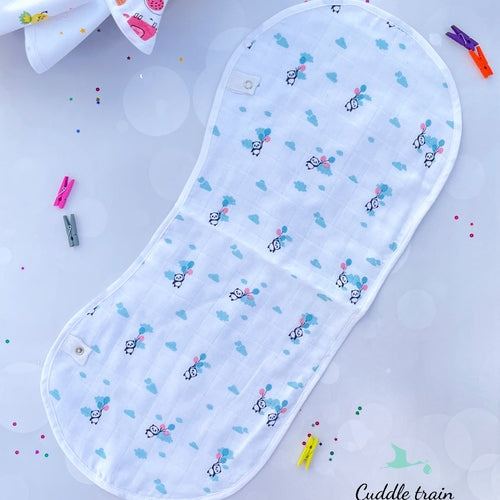 Panda Balloons-Burp Clothes(Burpee Bibs)
