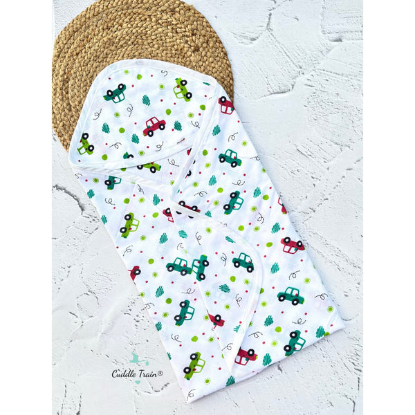 Color Cars- Hooded Towel
