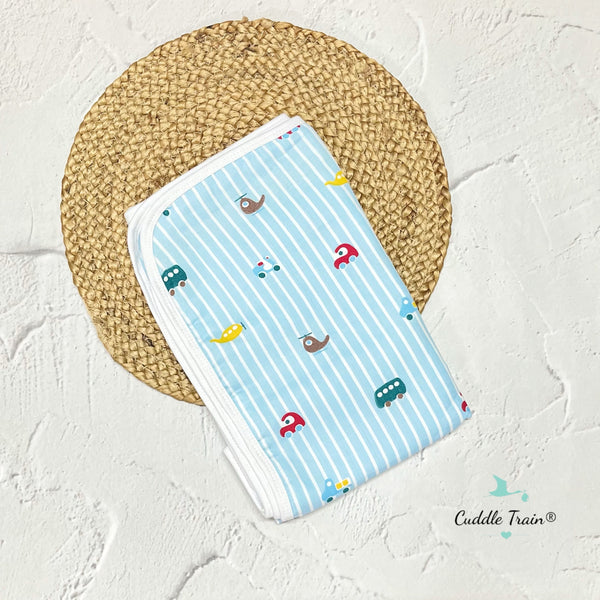 Blue Stripes - Layered Blanket