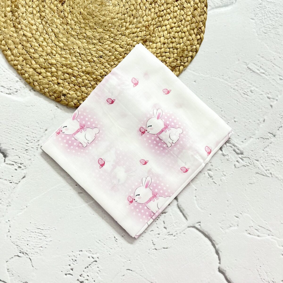 Pink Butterflies - Mulmul Swaddle