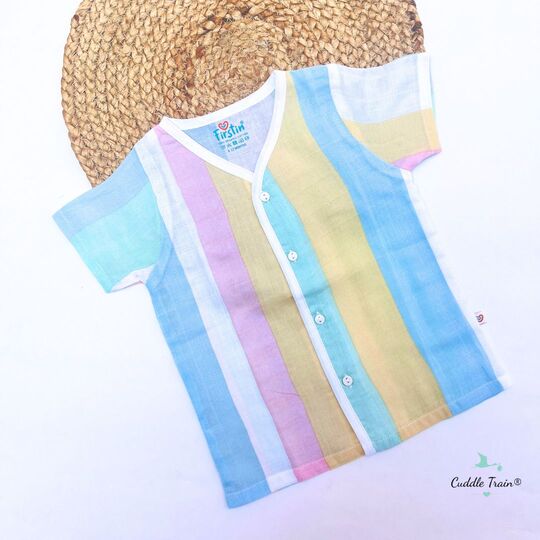 Multicolor Stripes - Halfsleeves Jabla(6-12M)