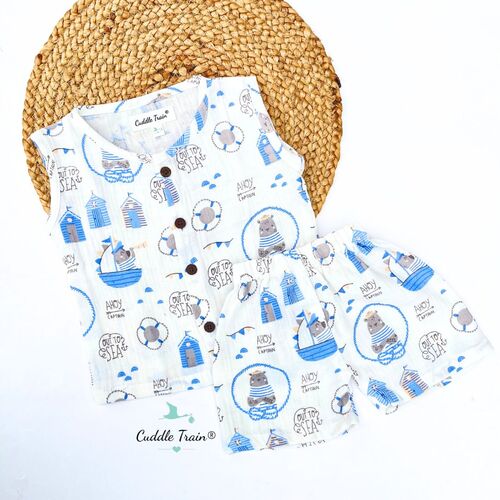 Bear House - Sleeveless & Shorts