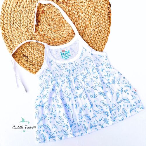 Doodle Leaf - Knot Frock(0-3M)