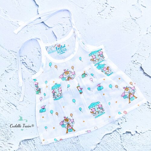 Merrygo Round - Knot Frock(0-3M)