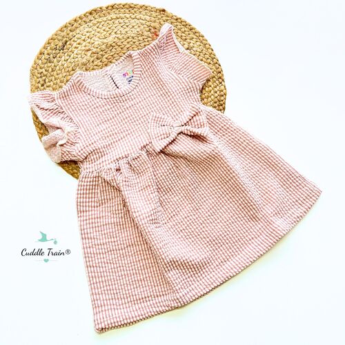 Blush Gingham - Back Button
