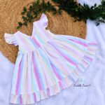 Candy Sky-Girls Cotton Frock - Image 5