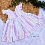 Candy Sky-Girls Cotton Frock