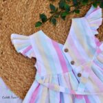 Candy Sky-Girls Cotton Frock - Image 2
