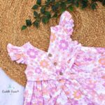 Daisy Days-Girls Muslin Frock - Image 2