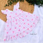 Berry Blush-Girls Cotton Frock