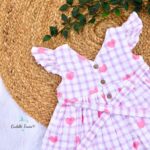 Berry Blush-Girls Cotton Frock - Image 2