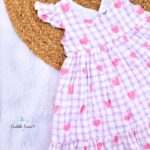 Berry Blush-Girls Cotton Frock - Image 3