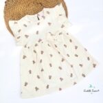 Beige Teddy-Back Button