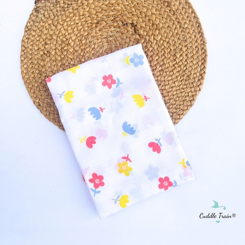 Multi Florals-Muslin Swaddle