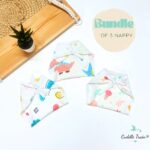 3pc Bundle - Muslin Nappy
(0-3M)